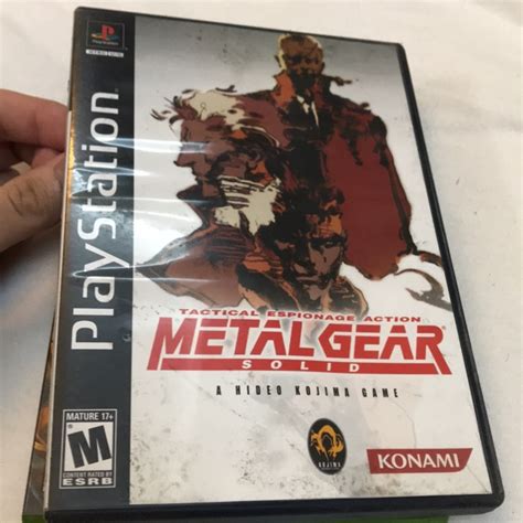 metal gear solid ps1 long box|PS1 .